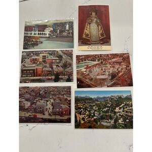 Lot of 5 Vintage Postcards America Miniature Village Pennsylvania Dutch Country